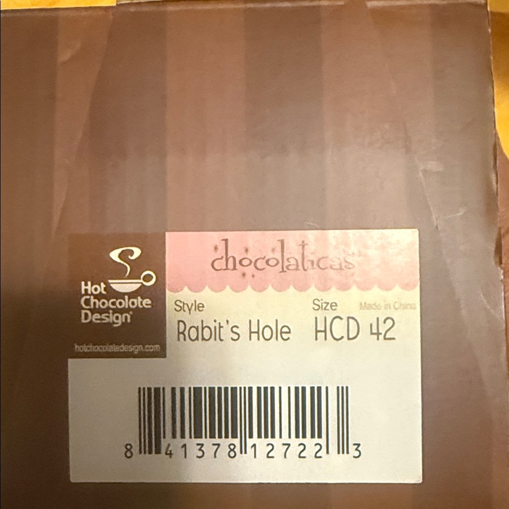 Hot Chocolate Design-Rabbit Hole-NIB-Rare!! - Picture 4 of 8